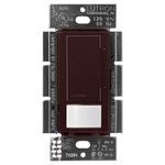 Lutron Maestro Led Dimmer Switch With Motion Sensor, No Neutral Required, Mscl Op153 M Br, Brown Color: Brown Model: Mscl Op153 M Br