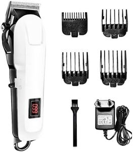 Concepta Hair Trimmer for Men Hair Cutting – Rechargeable Beard Trimmer for Man – Waterproof Shaver with USB Charging & 4 Combs for Hairs, Beard And Moustaches - Cordless Hair Trimmer