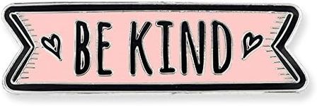 PinMart Motivational Enamel Lapel Pin – Nickel and Copper Plated Enamel Lapel Pin for Clothing, Bags and Lanyards – Inspirational Pin Supports Kindness and Positive Mental Health (1 Piece)