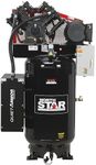 NorthStar Air Compressor with Quiet Armor, 80 Gal., 10 HP, 38 CFM @ 90 PSI, 175 Max. PSI, 230V, Single Phase