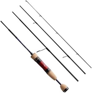 PURELURE Creek Dance Travel Spinning Rod 4 Piece Fishing Rod Saltwater Carbon Solid Tip Light Power Fast Action Comfortable AAA Cork Handle 6ft Lure Pole