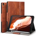 Antbox Case for iPad Air 3/ iPad Pro 10.5 Case with Pencil Holder Auto Sleep/Wake Function PU Leather Smart Cover for iPad Air 3 10.5 Inch 2019/iPad Pro 10.5 2017 (Brown)