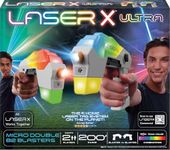 Laser X Revolution Ultra Micro Double B2 Blasters, Laser Tag Gaming Set, 2 Players , Multicolor
