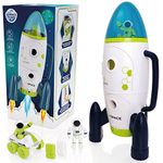 Science Kidz Space Rocket Set - Space Toys For Children Age 3, 4, 5 Year Olds - 42cm Spaceship Rocket With Lights & Sounds, 2 Astronauts, Rover Car & Batteries Included - Outer Space Toys For Kids