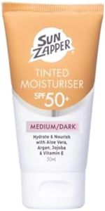 Sun Zapper SPF 50+ Tinted Moisturiser BB Cream Medium/Dark Hydrating Kakadu Plum, Jojoba, Evening Primrose, Matte, Broad Spectrum, Australian Made 50 ml