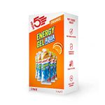 HIGH5 Energy Gel Aqua - Quick Release Sports Gels to Power Muscles for Top Performance - Natural Fruit Juice & No Caffeine - On The Go Energy Boost for Running, Cycling and Endurance (Orange, 5 x 66g)