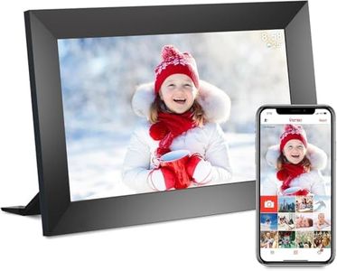 32GB FRAMEO Digital Photo Frame, 10.1" IPS Touch Screen Smart WiFi Digital Picture Frame, Auto-Rotate, Wall Mountable, Easy Setup to Share Photos or Videos via Frameo APP