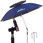 7.2ft Windproof Beach Umbrella,UV Protection Portable,Sand Anchor,Tilt Pole,Bag