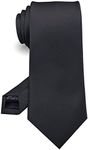 RBOCOTT Silk Black Tie Business Wed