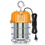 LED Temporary Work Light 80W Portable Work Lamp Fixture 12000Lm 5000K Daylight Replacement for 150W Metal Halide Barn Garage Lighting ETL Listed, LED Light for Workshop