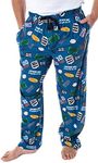 Seinfeld TV Series Men's Show Themed Designs Allover Pattern Adult Sleep Pajama Pants (MD)