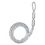 MECCANIXITY Cable Pulling Grip for 24-33mm/0.94-1.3 Inch Cable 1.9m/6.2FT/74.8 Inch Wire Mesh Puller Socks Grip Anti-Slip Single Head Galvanizing Steel Wire Grips Net Cover Smooth(Silver)
