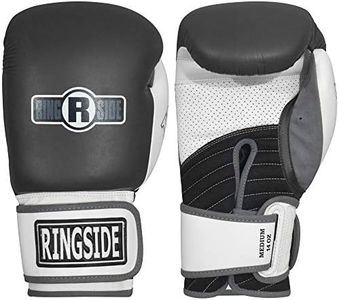 Ringside IMF Tech Boxing MMA Training Bag Gloves, Regular, Black