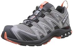 Salomon XA Pro 3D Women's Trail Running and Hiking Shoes, Stability, Grip, and Long-lasting Protection, Alloy, 6.5