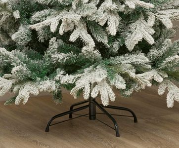 Lapland Fir 5ft Snow Flocked Christmas Tree – Realistic Holiday Decor