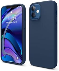 elago Liquid Silicone Case Designed for iPhone 12 Mini (5.4"), Premium Silicone, Full Body Protection : 3 Layer Shockproof Cover Case (Pacific Blue)