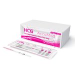AccuMed Pregnancy (HCG) Test Strips Kit, Clear and Accurate Results, FDA Cleared and 99% Accurate, 25 Count