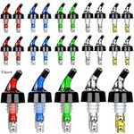 Automatic Measured Bottle Pourer Liquor Bottle Pourer Quick Shot Dispenser 1oz Liquor Pour Spout for Alcohol,Wine,Spirits, Home Bar Kitchen Tools 25 Pack