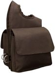 Weaver Leather Nylon Pommel Bag, Brown