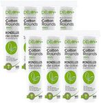 DELON Premium Cosmetic Cotton Rounds, 800 count