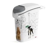 CURVER PetLife 10kg Dog Food Storage Container Pet Food Box Lid with Flap