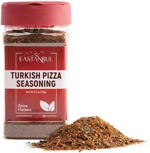 Eastanbul Pizza Seasoning, 5.3oz Turkish Pizza Seasoning Spice Blend Turkish Pizza AKA Pide, Lahmacun Spice Mix Vegan-Friendly, Non-GMO Versatile Seasoning