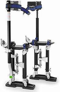 GypTool Pro 15" - 23" Drywall Stilts - Black