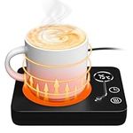 CEROBEAR Coffee Mug Warmer, Cup Warmer for Desk Home Office,Smart Mug Warmer with Gravity Sensor, 3 Temperature Settings (55℃/65℃/75℃), 4H Auto On/Off, Electric Beverage Warmer for Tea Coffee Milk