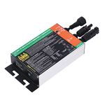 Grid Tie Micro Inverter MPPT Pure Sine Wave Solar Micro Inverter Alternative Energy AC230V,Aluminum Alloy Solar MicroInverter Wind Power Inverters (500W)