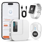 DAYTECH Smart Wrist Personal Alarm, Wireless Panic Button Linked To Phone, Call Button for Elderly, 1*Rechargable Wrist Button, 1*Call Button, 1*WIFI Receiver Supports Tuya 2.4GHz Wi-Fi