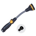 Melnor 65092-AMZ Relax Grip Head Watering Wand with QuickConnect Product Adapter Set, 15", GentleRain Shower