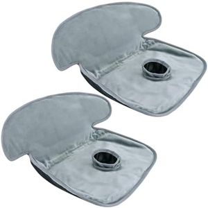 INFANZIA Dry Seat, Car Seat Protector Waterproof Carseat Liner Potty Training Toddlers, Baby and Infants, Piddle Pad for Carseats Strollers (Grey, 2 Packs