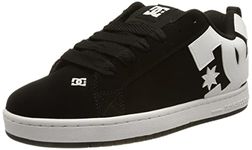 DC Shoes Men's Court Graffik Shoe, Black, 10 UK