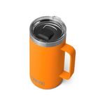 YETI Rambler 24 oz Mug, Vacuum Insulated, Stainless Steel with MagSlider Lid, King Crab