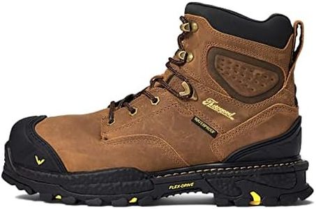 Thorogood Infinity FD 6” Waterproof Composite Toe Work Boots for Men Made with Premium Full-Grain Leather and Slip-Resistant Anti-Fatigue Outsole; EH Rated, Butterscotch, 13