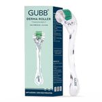 GUBB Hair Growth Derma Roller 0.5 mm - 540 Titanium Microneedles | Activates Hair Follicles | Reduces Hair Fall | Promotes Hair Thickening | Premium Quality | Effective Scalp Treatment Tool - Transparent Green