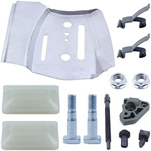 Mtanlo Chain Bar Plate Adjuster For Husqvarna 362 365 372 371XP 385XP 390 Part537046601, Chain Bar Plate, Adjuster screw, Bumper Stripe, Bar Stud, Bar Nut, Air Filter Clip
