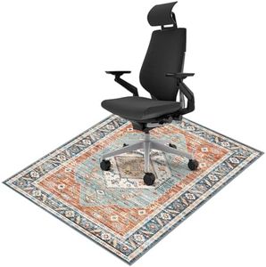 Vicwe Office Chair Mat for Hardwood Floor & Tile Floor,48"X 60" Heavy Duty Desk Chair Mat, Under Desk Rug for Rolling Computer Chair,Anti Slip,Low Pile Carpet Floor Protector