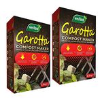 Topline Garotta Garden Compost Maker Bundle - Pack of 2 x 3.5kg Organic Compost Accelerator for Plants Card. Multipurpose Compost for Vegetables Growing, Outdoor Plants., TPLCM1, Brown