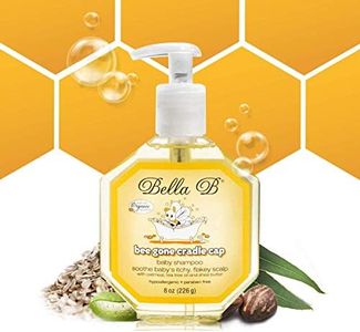 Bella B Bee Gone Cradle Cap Baby Shampoo 8 oz - Natural Shampoo - Dry Scalp Shampoo - Cradle Cap Shampoo For Babies - Cradle Cap Treatment For Babies - Organic Baby Shampoo- Natural Baby Shampoo