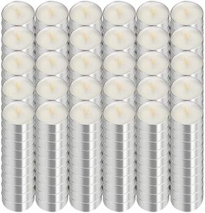 UNBREAKABLE - Tea Light Candles 300 Pack – Unscented Long Lasting 3 Hour Burn – White Smokeless Tealights for Decoration, Holiday, Party, Wedding, Home Use