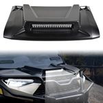 SAUTVS Sport Hood Scoop with LED Spotlight for Ranger XP 1000/Crew XP 1000 18-24, Hood Scoop with LED Auxiliary Light Kit for Polaris Ranger XP 1000/ Ranger 1000 XP Crew 2018-2024 Accessories