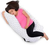 Night Comfort Soft Cotton Pregnancy Pillow with Zipped Cover | U Shape Maternity, Nursing Pillow | Support Full Body- Neck, Back, Legs and Belly for Pregnant Women