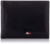 Tommy Hilfiger Men's Multi-Card Passcase Wallet, Black, One Size