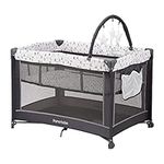 Pamo Babe Portable Baby Playpen, Lightweight Travel Playard with Mattress and Wheels (Rabbit)