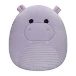 Squishmallows Original 7.5-Inch Hanna Purple Hippo with Corduroy Belly - Small-Sized Ultrasoft Official Plush