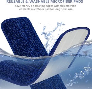 Microfiber Spray Mop with 5 Reusable Pads – Floor Cleaning