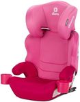 Diono Everett NXT High Back Booster Car Seat with Rigid Latch, Lightweight Slim Fit Design, 8 Years 1 Booster Seat, Pink Cotton Candy