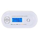 Scondaor Carbon Monoxide Alarm Detector EN 50291 Certified, CO Alarm Detector with Digital Display, Battery Powered, 10 Year Sensor