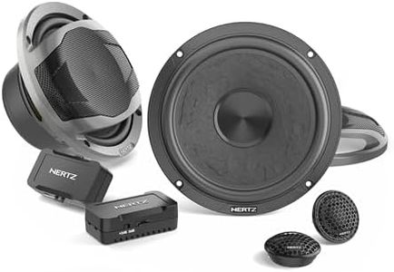 Hertz CK 165 L Component Car Speakers 16.5 cm 2-Way System with Tetolon Dome Tweeter, 100W RMS Power, 4 Ohm Impedance, 50Hz to 22.5kHz Frequency Response, Black